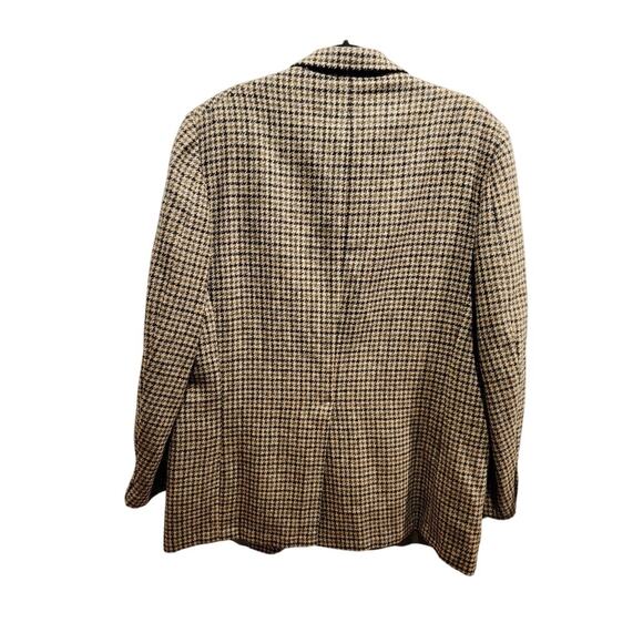 Brooks Brothers Plaid Blazer Brown Check Sportcoat Men's Sz 46 Long Brown - Picture 3 of 13